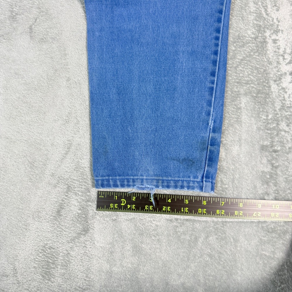 Vintage Levi's Mens 30x34 550 Relaxed Fit Orange Tab Blue Distressed USA Made - Picture 13 of 14